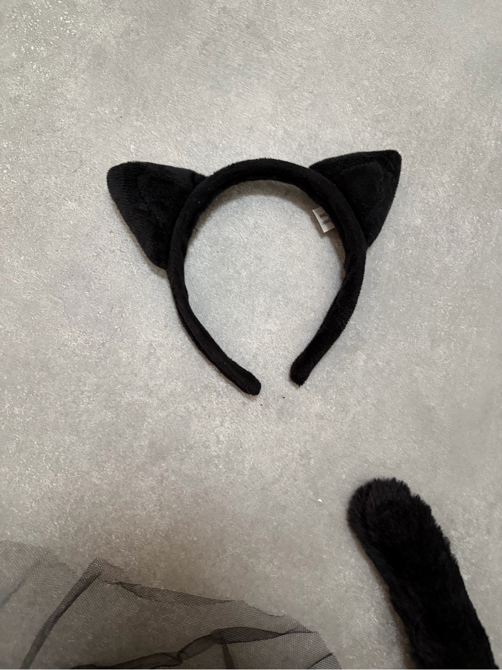 Girls Black Cat Costume Tutu Tail Cat Ears Halloween Dance Costume - Picture 3 of 3